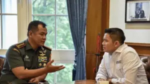 Seskab dan Wakil Panglima TNI Bahas Program Prioritas Nasional, Termasuk Makan Bergizi Gratis