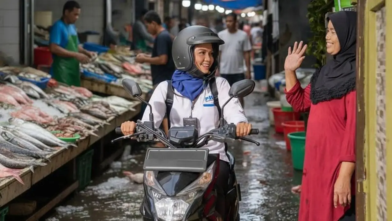 Kisah Tika Wulandari: Dari Pesisir Hingga Jadi Agen Pemberdayaan PNM yang Sukses