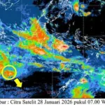 BMKG Deteksi Bibit Siklon Tropis Baru, Waspadai Hujan Lebat di Bengkulu-Jabar