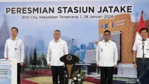 Menhub dan Gubernur Banten Resmikan Stasiun Jatake, Dorong Pengembangan Ekonomi Lokal