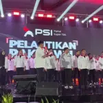 Kaesang Lantik Pengurus PSI Sulsel, Muammar Gandi Targetkan Kemenangan Partai