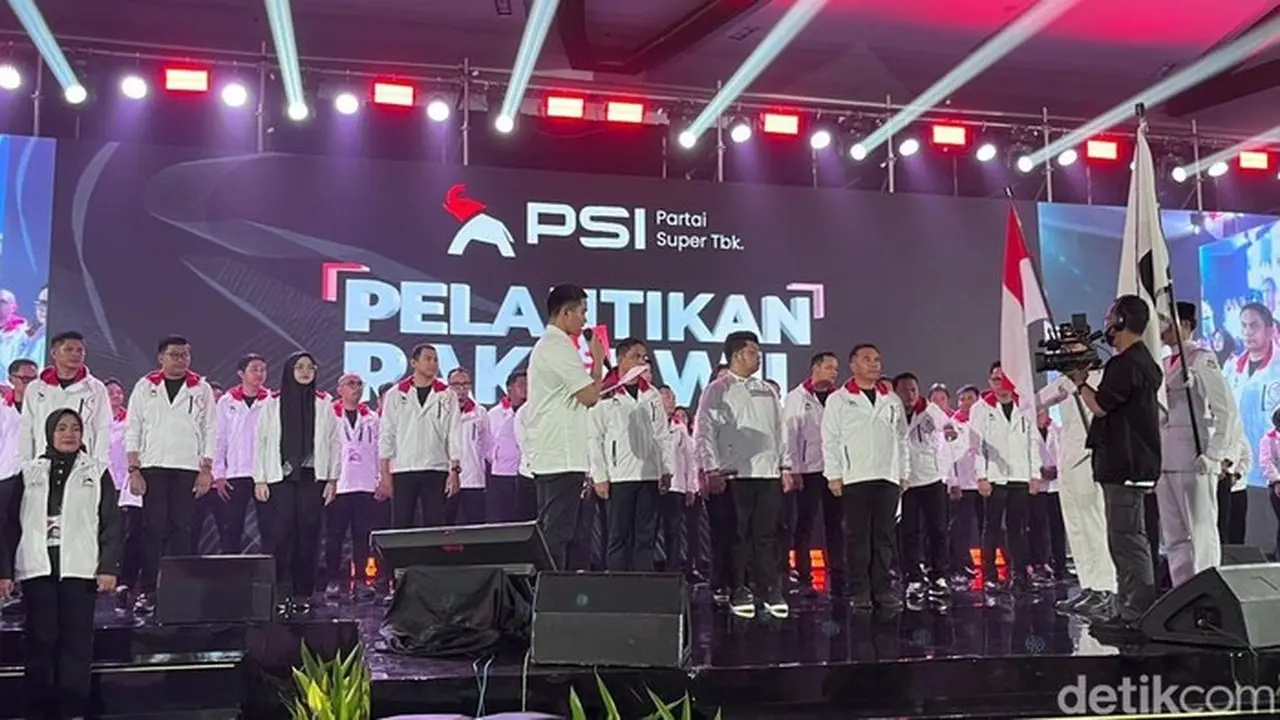 Kaesang Lantik Pengurus PSI Sulsel, Muammar Gandi Targetkan Kemenangan Partai