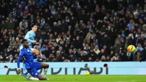 Tijjani Reijnders Cetak Gol, Manchester City Ungguli Chelsea 1-0 di Babak Pertama