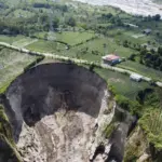 Lubang Raksasa di Aceh Tengah Meluas, Jalan Putus dan Ancam Perkampungan Warga