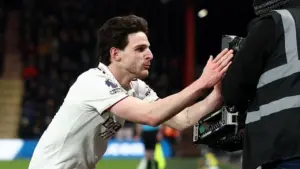 Dua Gol Declan Rice ke Gawang Bournemouth Jadi Pelampiasan Amarah Sang Gelandang Arsenal