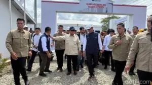 Prabowo Tinjau Hunian Danantara di Aceh Tamiang, Pastikan Pemulihan Pasca-Bencana