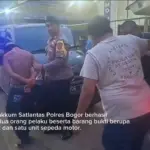 PHL Polres Bogor Dibegal di Cileungsi, Dua Pelaku Berhasil Diringkus Setelah Tabrak Tiang Listrik