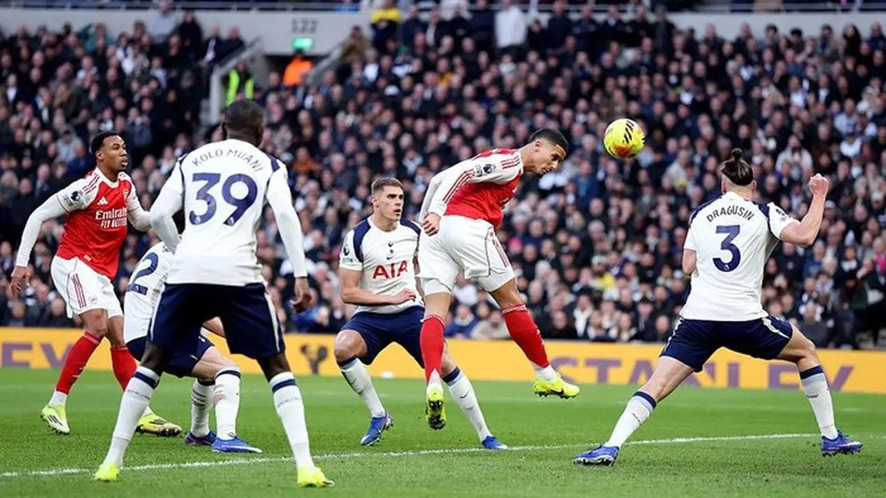 Babak Pertama Tottenham vs Arsenal Imbang 1-1, Gol Balasan Cepat Warnai Laga