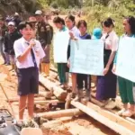 Siswa Kaltara Protes Jalan Rusak: Prioritaskan Perbaikan Infrastruktur, Bukan Makan Bergizi Gratis