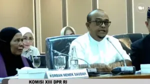 Nenek Saudah Mengadu ke DPR RI Terkait Dugaan Kekerasan Penolakan Tambang Ilegal di Pasaman