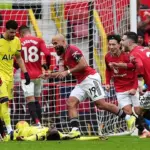 MU Unggul 1-0 atas Tottenham, Romero Diusir Wasit di Babak Pertama