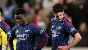 Klasemen Liga Inggris: Arsenal Gagal Menang, Jarak dengan Man City Menyusut Jadi 4 Poin