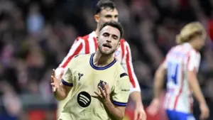 Eric Garcia Kartu Merah, Bek Barcelona Sebut Wasit Martinez Rugikan Timnya